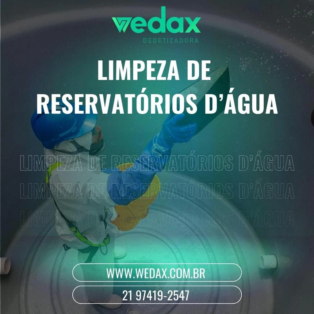 Limpeza de caixa d'água profissional